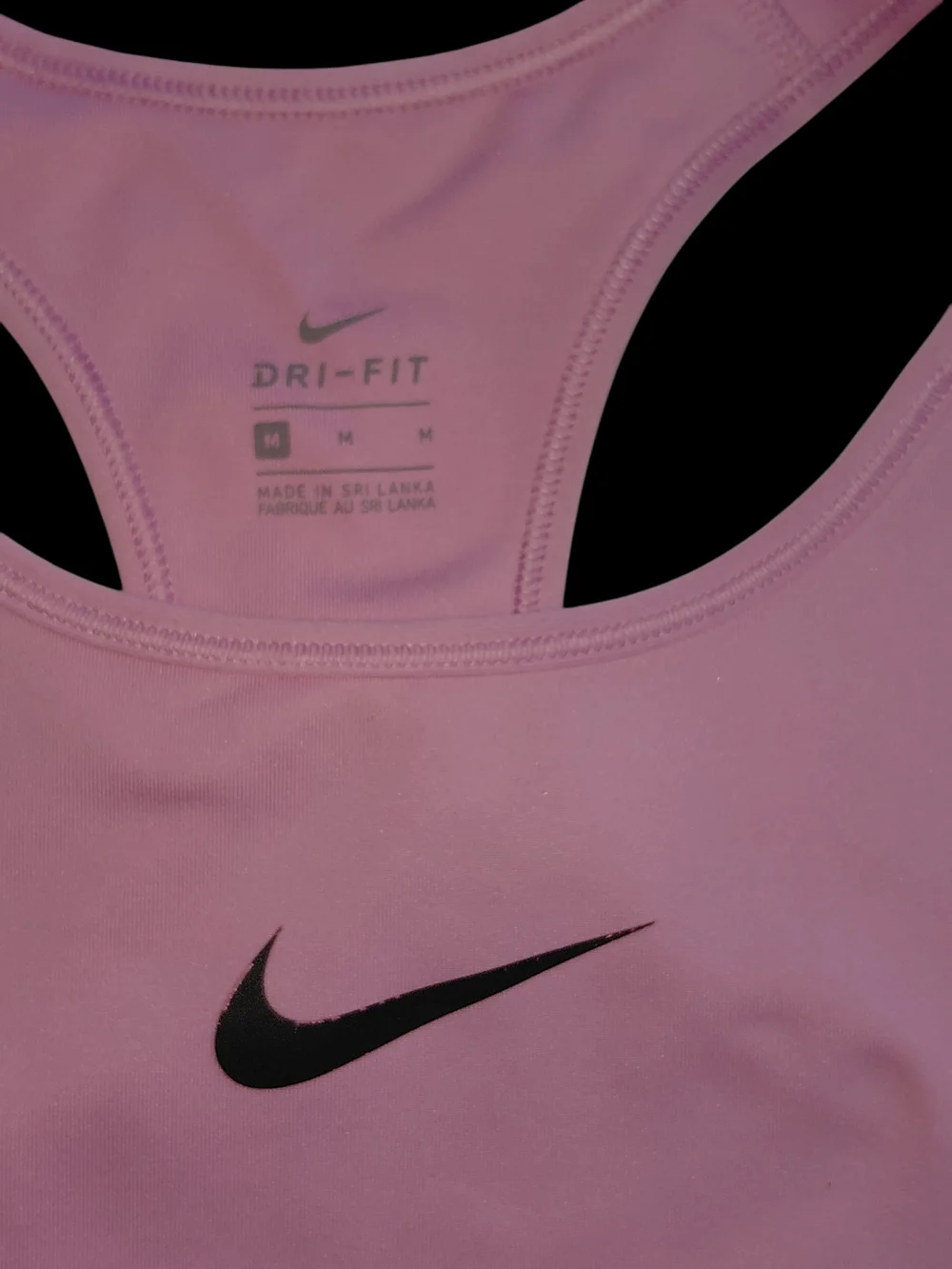 NWOT  Nike Dri-FIT Pink Racerback Sports Bra